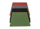 DALLE EN CAOUTCHOUC 100X100X2 5CM NOIR
