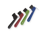 HOOF PICK BRUSH S2G  MIX OF COLOURS  BLUE  RED  BLACK  PURPLE 