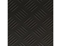 TAPIS ASPECT TOLE LARMEE 3MM 1400MM X 10000MM NOIR