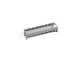 FEED TROUGH WITH GRILL FOR PULLETS-GALVANISED 50X13CM