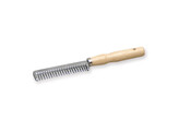 MANE COMB FINE WITH WOODEN HANDLE