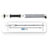 SILVER SET POIGNEE AVEC RESSORT SPRING GATE 2 ISOLATEURS