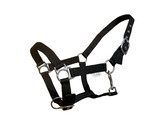 S2G HEADCOLLAR NYLON WITH CARABINER FULL SIZE BLACK
