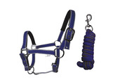 S2G PREMIUM HEADCOLLAR WIT LEAD BLUE FULL