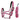 S2G HALSTERSET EXTRA PINK MET CONTRASTBOORD FULL