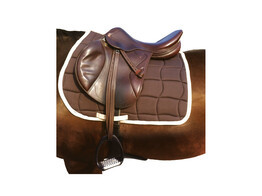 S2G CHABRAQUE EN BRUN CHOCOLAT AVEC BORD EN BEIGE EN SAC A PORTER