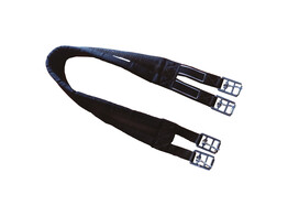 Saddle girth with elastic end part 140cm black