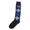 S2G CHECKERED SOCK ANGY BLUE 39-43