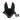 NOIR BONNET POUR CHEVAL EXCLUSIVE 3 rangees CRYSTAL COB