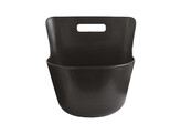 Feed through in plastic  13L  black incl.logo