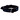 COLLIER EXCLUSIVE NOIR CUIR SUEDE 1 RANG CRISTAL BLEU S
