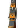 S2G HALSTER ORANJE MET GERUIT MOTIEF TAUPE PONY