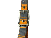 S2G HALSTER ORANJE MET GERUIT MOTIEF TAUPE PONY