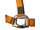 S2G HALSTER ORANJE MET GERUIT MOTIEF TAUPE PONY