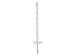 PIQUET EN PLASTIQUE DOUBLE PIED 71CM BLANC