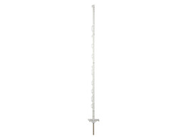 PIQUET PLASTIQUE SMART 138CM BLANC PIED DOUBLE